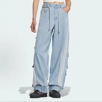 새상품 31 Adidas ADILLENUM 데님 팬츠 블루 JY4515