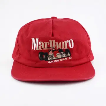 Marlboro 말보로 모자 캡 로고 자수 90s 빨간색 18398