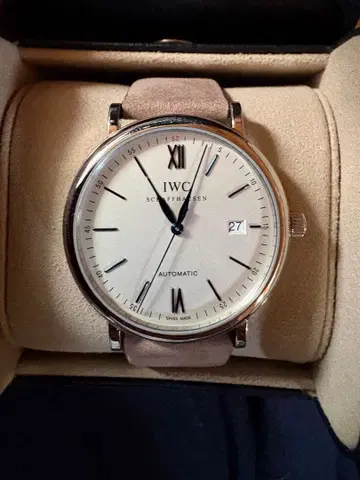 IWC 자동 와인딩 시계 ss IW356527 부속물 있음 새상품급