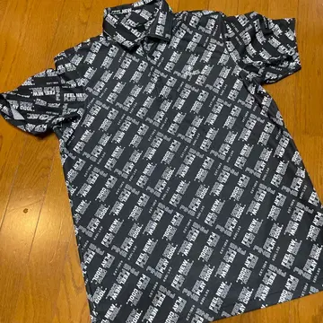 PING 텍스트 프린트 골프 셔츠 L 사이즈