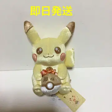 포켓몬 30주년 기념 피카피카 피카츄 봉제 인형 피카츄