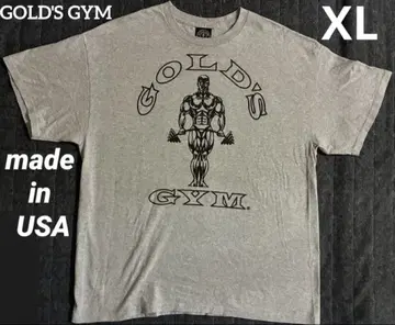 GOLD'S GYM 골드짐 티셔츠 그레이 USA제 근력 운동