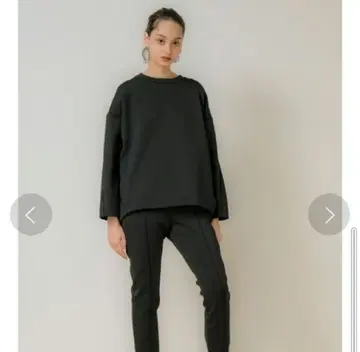 emmi atelier 던브라운 니트 로고 팬츠 & 상의