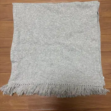 FRUIT CAKE 캐시미어 100% 대형 스톨 그레이 cher