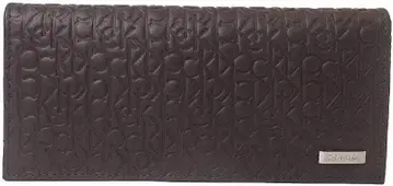 캘빈 클라인 Calvin Klein 엠보 가죽 CK 장지갑