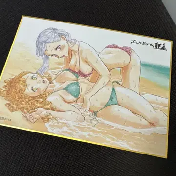 블랙클로버 전시회 블랙클로버 입장 특전 노엘 미모사 색지