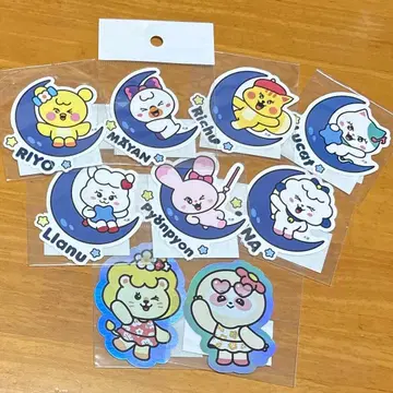 NiziU NIZOO 스티커 씰 Blue Moon 팝업