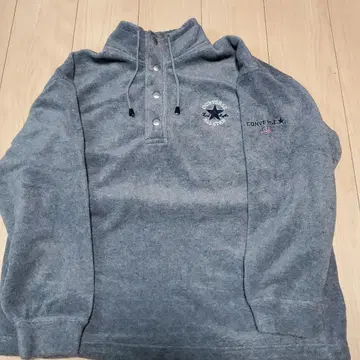 올드 CONVERSE 메탈 버튼 플리스 자켓 Y2K 00s