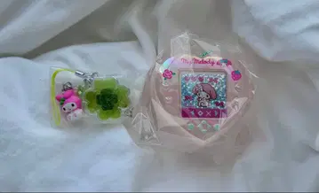 산리오 시크릿 클로버 스트랩 게임기풍 참 마이멜로디