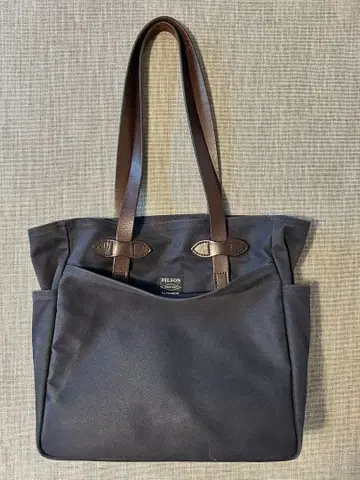 FILSON 토트백 네이비 가죽 출퇴근 A4 가능 덤 포함