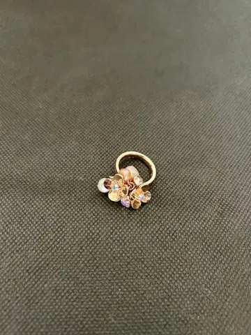 ANTEPRIMA 흔들리는 반지 펄 지르코니아 플라워 13호 반지