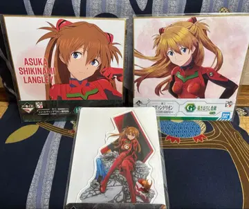 제일복권 에반게리온 아스카 비주얼 스탠드 색지 세트