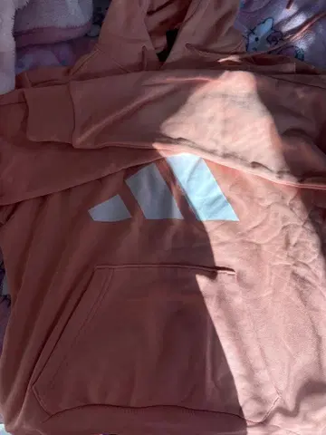 adidas M 사이즈 핑크 후드티