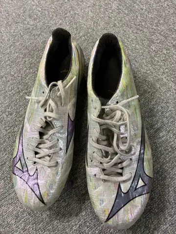 Mizuno 축구화 스파이크 실버 그린