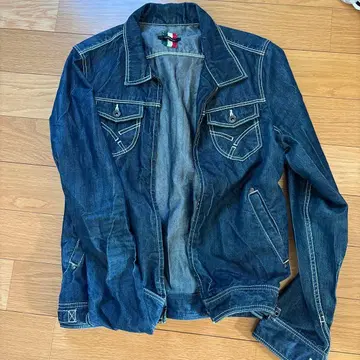 LENOTCH 다크 블루 데님 자켓