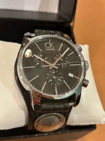 Calvin Klein CK 크로노그래프 Kc's 벨트