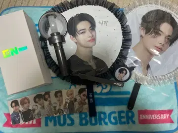 ENHYPEN Ver.2 응원봉 니키 부채 세트