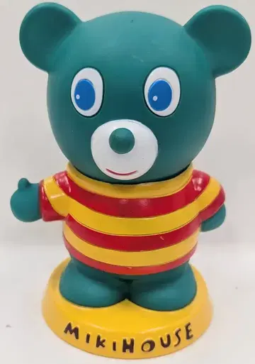 미키하우스 소프트 비닐 저금통 푸치 그린 125mm