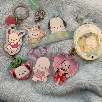 산리오 포차코 키링 세트
