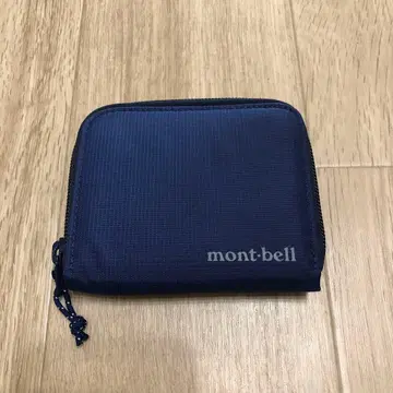몽벨 네이비 이단 접이식 지갑 몽벨 지갑 동전 지갑