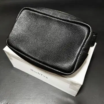 HushTug 해시태그 바디백 가죽 블랙