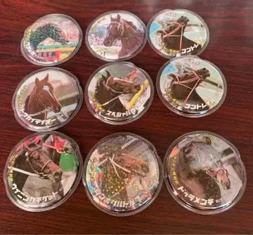 더비마 열전 캔 배지 세트 경마