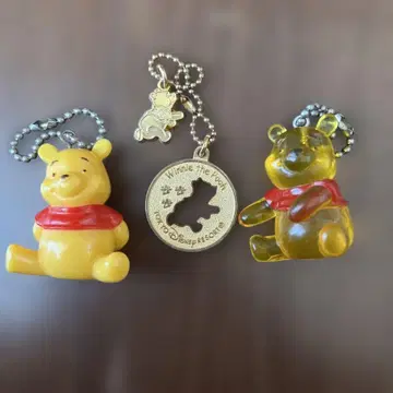 디즈니 곰돌이 푸 키링 3개 세트 디즈니랜드