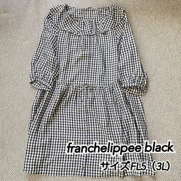 새상품급 프랑슈리페 깅엄 체크 롱 원피스 fl5 3L