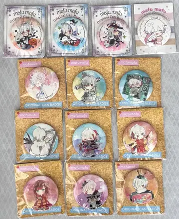 마후마후 훼미리마트 캔뱃지 모음 세트