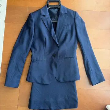 THE SUIT COMPANY 네이비 스커트 수트