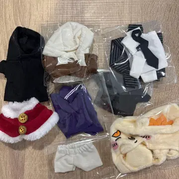 봉제 인형용 옷 갈아입기 의류 9세트 10cm용