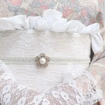 프릴 달린 오비 장식 유카타 후리소데용