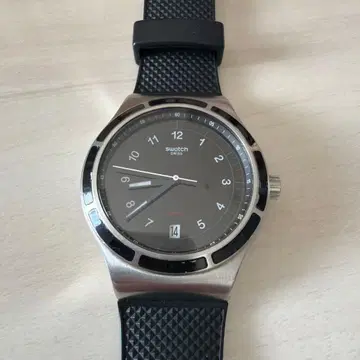 Swatch SISTEM51 IRONY 자동 와인딩 손목시계 블랙