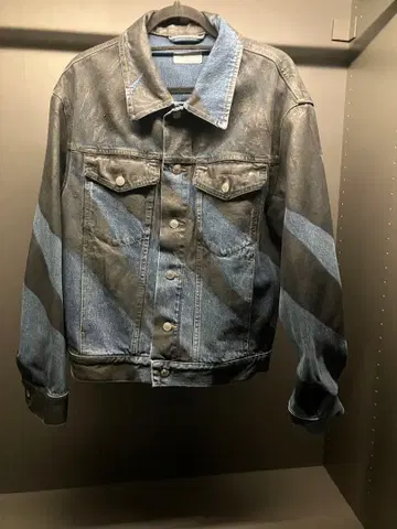 명작 DRIES VAN NOTEN 23aw 코팅 데님 자켓 드리스