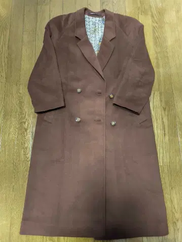 Cecilene 캐시미어 100% 고급 롱 코트 잉글랜드제