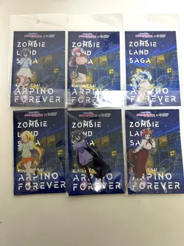 [새상품] 좀비랜드 사가 가라쓰시 알피노 콜라보 아크릴 스탠드 세미 컴프