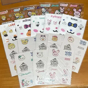 NiziU NIZOO 스티커 씰 온라인 복권 오프라인 복권