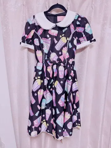 Angelic Pretty Fancy Candy 원피스 블랙