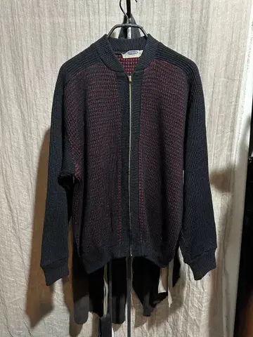 50s PILGRIM 울 지퍼 블루종