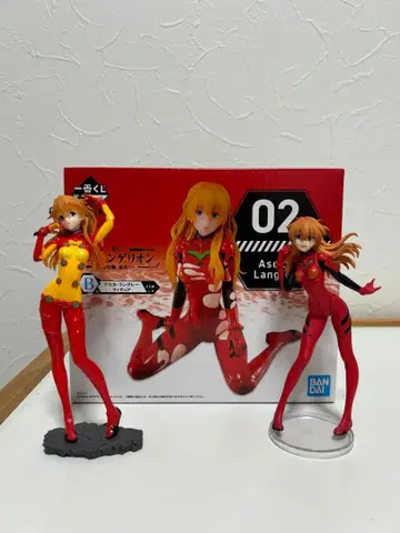 에반게리온 제일복권 아스카 랑그레이 피규어 B상 덤 2개 포함