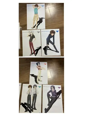 새상품급 건담 SEED 미니 포스터 총 6장 포트레이트