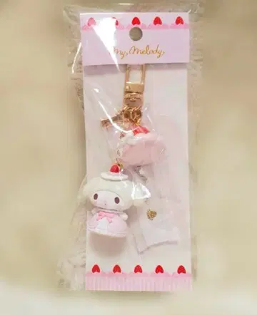 마이멜로디 딸기 휘핑 케이크 키링 산리오