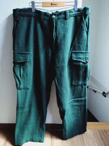 90년대 캐나다제 울 카고 팬츠 빈티지 LLBEAN 울리치