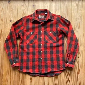 CAMCO 카무코 헤비 웨이트 플란넬 셔츠 버팔로 체크 S.