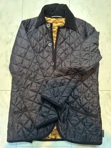 퀼팅 자켓 사이즈 38 네이비