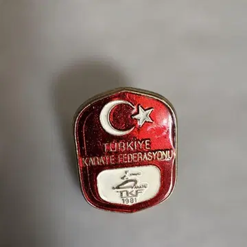 터키 가라테 연맹 핀 배지 레어