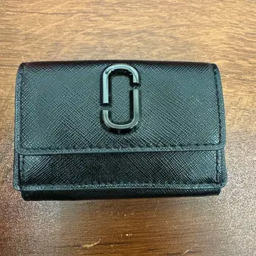 인기 디자인 접이식 지갑 블랙 가죽 느낌