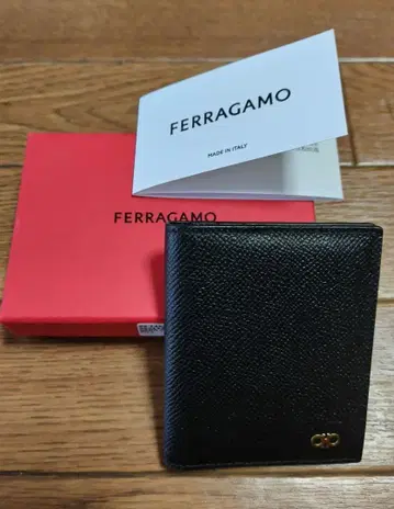 FERRAGAMO 블랙 카드 케이스