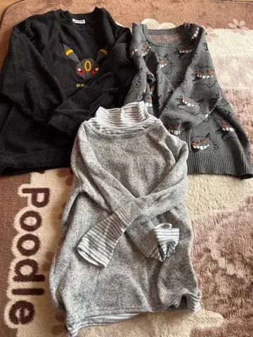 포켓몬스터 포켓몬 겐가르 블래키 니트 룸웨어