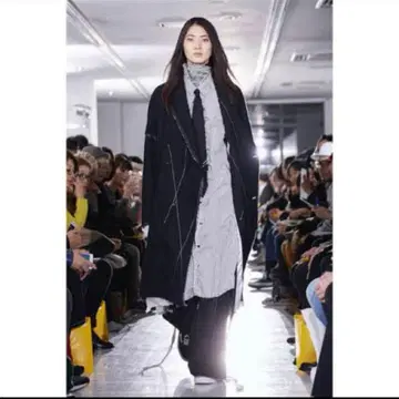 sulvam 2017-18aw 초크 스트라이프 코트